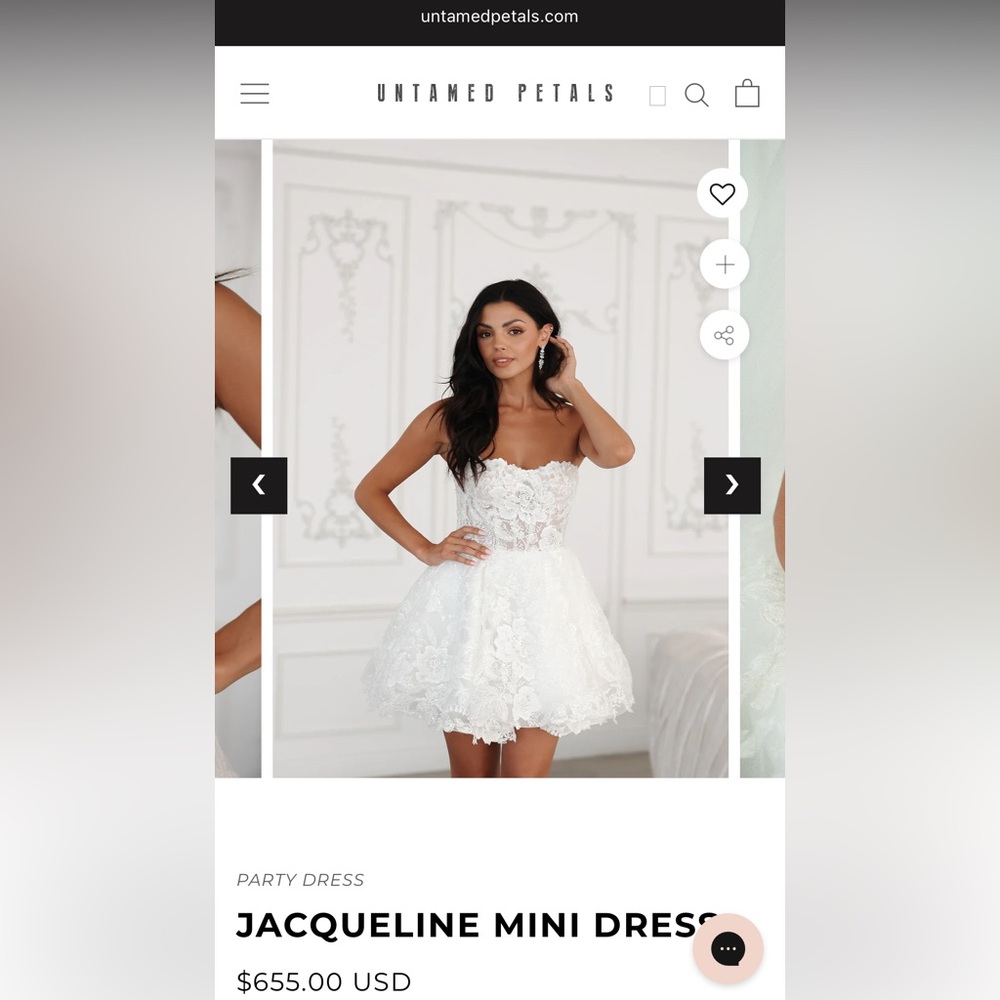 Untamed Petals Jacqueline Mini Dress